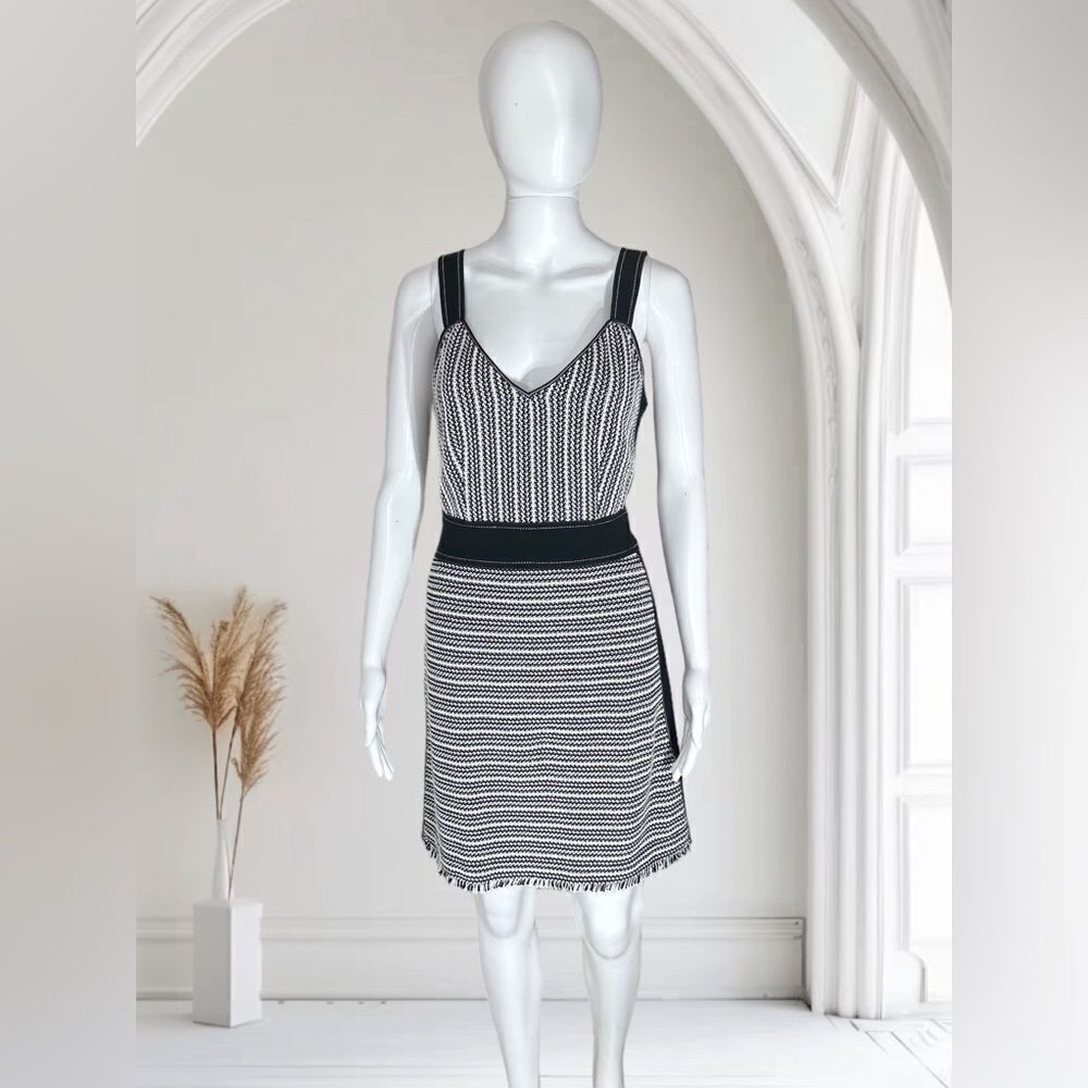 Derek Lam IO Crosby Black & White Sleeveless Dress